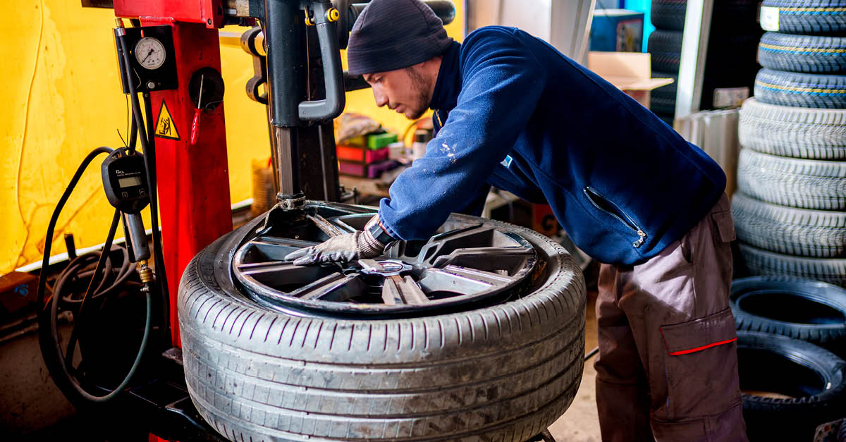 Removing Tire from Wheel for Proper Inspection
